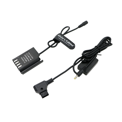Alvin’s Cables D-Tap to DMW-BLK22/DMW-DCC17 Decoded Dummy Battery Power Adapter Cable for Panasonic Lumix S5 S5II S5K S5