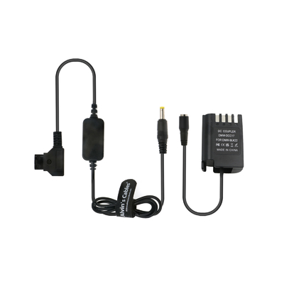 Alvin’s Cables D-Tap to DMW-BLK22/DMW-DCC17 Decoded Dummy Battery Power Adapter Cable for Panasonic Lumix S5 S5II S5K S5