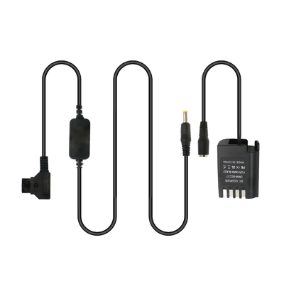Alvin’s Cables D-Tap to DMW-BLK22/DMW-DCC17 Decoded Dummy Battery Power Adapter Cable for Panasonic Lumix S5 S5II S5K S5