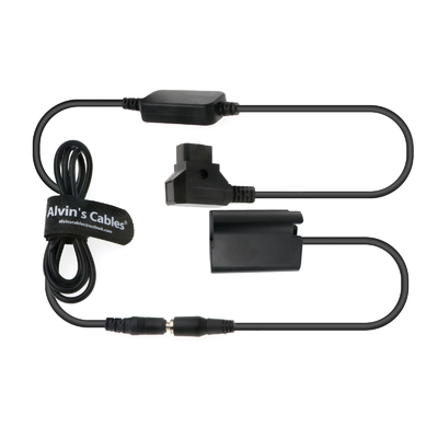 Alvin’s Cables D-Tap to DMW-BLK22/DMW-DCC17 Decoded Dummy Battery Power Adapter Cable for Panasonic Lumix S5 S5II S5K S5