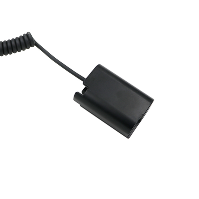 Alvin’s Cables USB-C Type-C To DMW-DCC17 BLK22 Dummy Battery Power Adapter Coiled Cable For Panasonic Lumix S5 S5II S5K