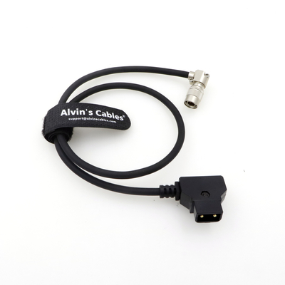 Alvin’s Cables Rotatable Right Angle Hirose 4 Pin Male to D-tap Power Cable for Sound Devices 688 644 633 MixPre-10 ii,