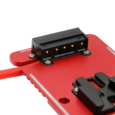 Alvins V Mount Battery Plate for DJI Ronin 4D, V Mount Plate with 6-pin 1B DC-in Out Put Battery Mounts Plate for Ronin