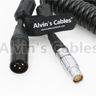 Arri Alexa Mini Amira Camera Power Spring Cable 2B 8 Pin Female To XLR 3 Pin Male