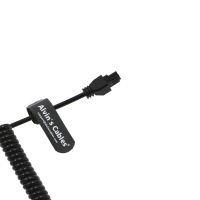 Alvin’s Cables D-Tap to 4-Pin Microfit Power Cable for Freefly Ember S5K Camera (Coiled Cable)