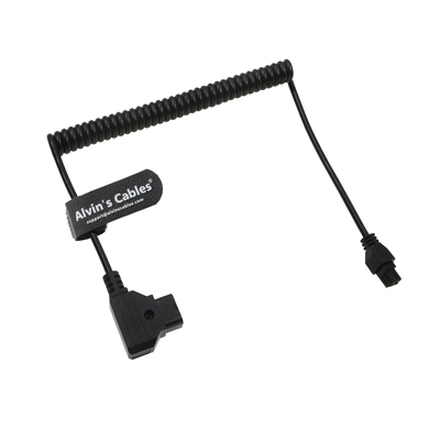 Alvin’s Cables D-Tap to 4-Pin Microfit Power Cable for Freefly Ember S5K Camera (Coiled Cable)