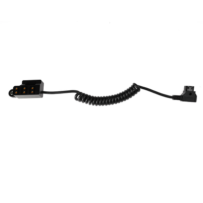 Alvin’s Cables D-tap Splitter 1 to 3 Port P-tap Adapter Coiled Cable for SmallRig| IDX V-Mount Gold Mount Battery with Battery Level Display, Reverse Polarity, Over-Current, Overheat Protection