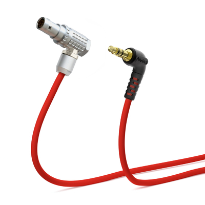 Alvin's Cables Ultra Soft Timecode Cable for ARRI Alexa, Sound Devices, Tentacle Sync 3.5mm TRS to 5 Pin Cable 50cm| 19.7inches