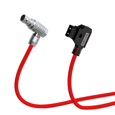 Alvin's Cables RED Komodo-X Power Cable for RED DSMC3 DSMC2 Epic Scarlet V-Raptor, for DJI Ronin 4D, Ultra Soft & Flexible D-Tap to 6 Pin Female Right Angle Cable 1M/39.4inches