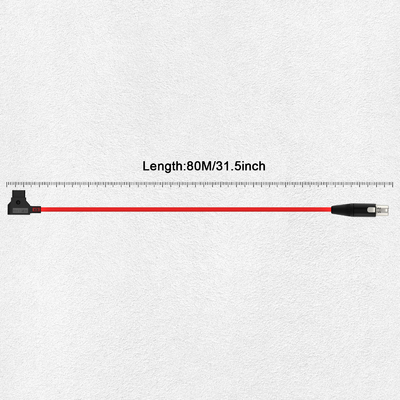 Alvin's Cables TVLogic Power Cable Mini XLR 4 Pin Female to D-Tap Ultra Soft Cable for TVLogic Field Monitor