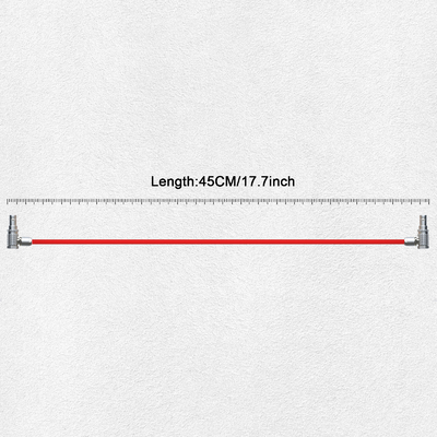Alvin's Cables Right Angle 2 Pin To 2 Pin Power Cable For Teradek Bond Z CAM E2, For ARRI Alexa, Ultra Soft 45cm|18inches