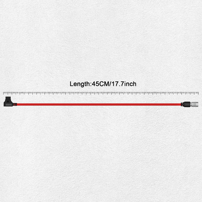 Alvin's Cables D Tap to Hirose 4 Pin Male Power Cable for Sound Device MixPre 688, ZAXCOM, Zoom F8, Ultra Soft & Flexible 45cm| 18in