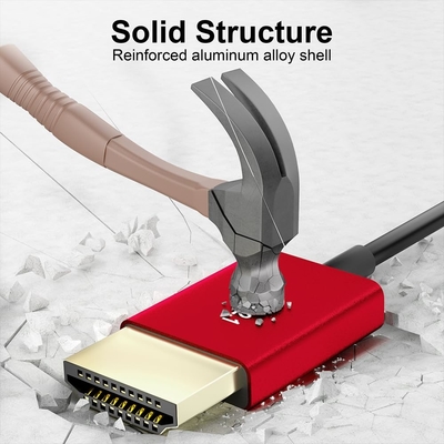 Alvin's Cables 8K 2.1 HDMI Cable 48Gbps High Speed Φ2.4mm Ultra-Thin HDMI 8K@60Hz 4K@120Hz for Canon C70, for Sony A7 A9, Blackmagic Camera, Atomos, SmallHD, Right Angle to Straight 1m| 39.3in