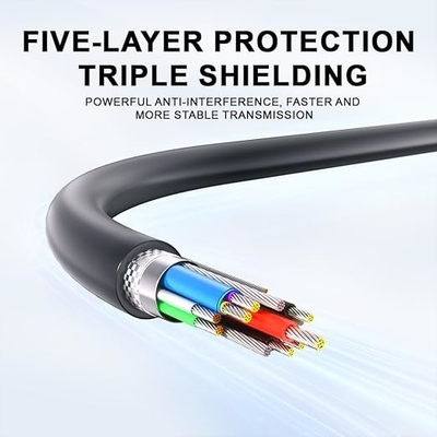 Alvin's Cables Soft & Flexible LCD EVF Cable for RED DSMC2 Epic Scarlet Camera, RED Touch LCD, Right Angle 16 Pin Male 80cm| 31inches
