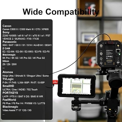 Alvin's Cables 8K 2.1 HDMI Cable 48Gbps 8K@60Hz 4K@120Hz High Speed Φ2.4mm Ultra-Thin HDMI for Sony A7 A9, BMPCC, for Canon C70, for Atomos Ninja, for Feelworld, Right to Up Angle 45cm|18in