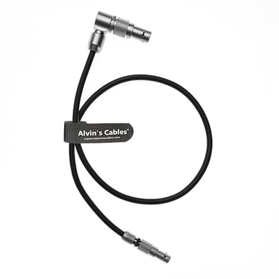 Alvin's Cables Run Stop Cable for RED Komodo, RED V-Raptor Camera from Teradek RT Latitude MDR, Ctrl 4 Pin to Rotatable Right Angle 9 Pin Control Cable 45cm/18in