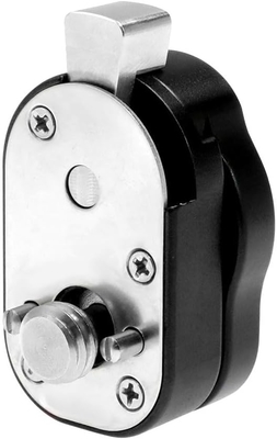 Alvin's Cables Mini Quick Release Plate Kit with 3/8" 1/4" Screws for Camera, Monitor, Tripod, Stabilizer, Gimbal, Monopods, Magic Arm, Flash Bracket, QR Plate System Black-A0123