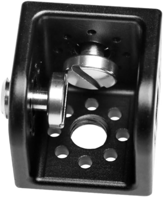 Alvin's Cables Extension Side Mounting Block with 3/8” Threads, 3-Port Square Mount for ARRI for Sony RED Camera Wireless Receiver-A0125