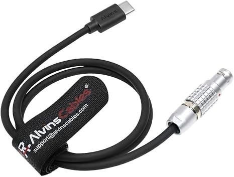 Alvin’s Cables Control Cable for Arri Alexa Mini Camera, for DJI Focus Pro, EXT 7 Pin to Type-C USB-C Control Cable 50cm|19.7in