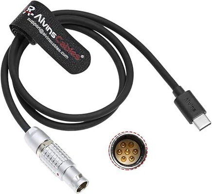 Alvin’s Cables Control Cable for Arri Alexa Mini Camera, for DJI Focus Pro, EXT 7 Pin to Type-C USB-C Control Cable 50cm|19.7in