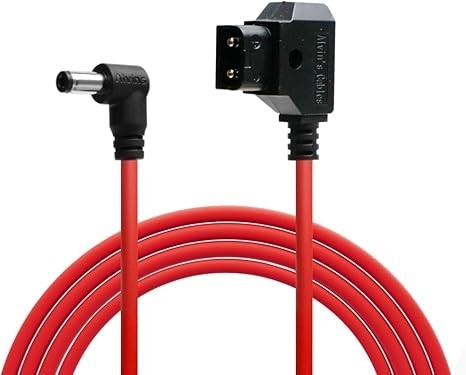 Alvin's Cables Dtap to DC Cable for Atomos Shogun,Ultra Soft D-tap to 2.1 DC Right Angle Power Cable for Blackmagic Design Video Assist,SmallHD 702,for Feelworld FW568 Monitor 60cm|23.6in