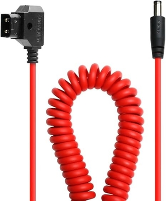 Alvin's Cables Dtap to DC Coiled Cable for Atomos Shinobi,Ultra Soft D-tap to 2.1 DC Power Cable for Blackmagic Design Video Assist,SmallHD 702,for Feelworld FW568 Monitor