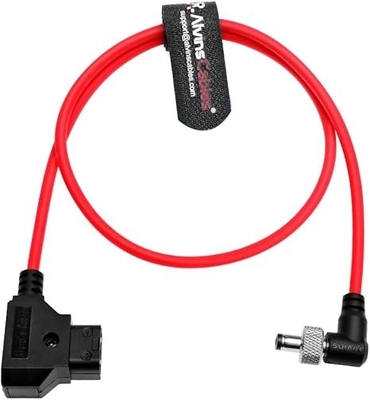 Alvin's Cables Dtap to Locking DC 2.1 Cable, Atomos Ninja Dtap Power Cable Right Angle Ultra Soft for Video Devices PIX-E7 PIX-E5 Monitor, for Hollyland Mars 400s 60cm|23.6in