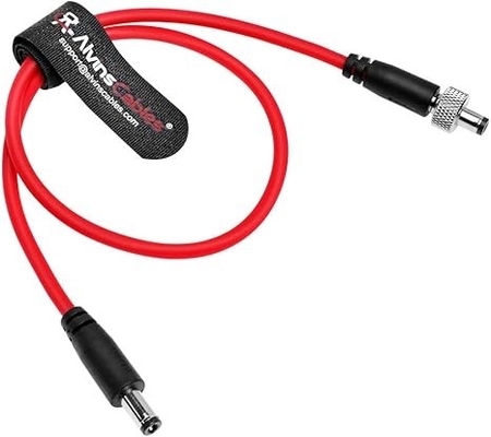 Alvin's Cables Locking DC to DC Cable for Atomos Ninja V Shogun, 5.5 2.1 Locking DC Cable for Video Devices PIX-E7 PIX-E5 Monitor, Ultra Soft 45cm|17.7in