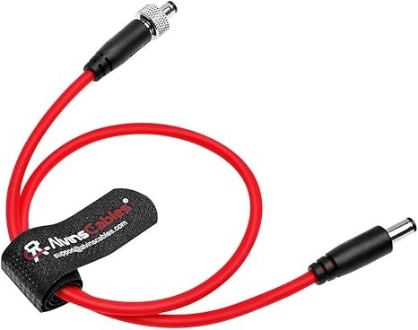 Alvin's Cables Locking DC to DC Cable for Atomos Ninja V Shogun, 5.5 2.1 Locking DC Cable for Video Devices PIX-E7 PIX-E5 Monitor, Ultra Soft 45cm|17.7in
