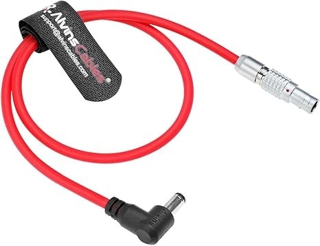 Alvin's Cables Ultra Soft DC to 2 Pin Power Cable for Teradek Bond, Blackmagic Pyxis, Z CAM E2 Camera, for Tilta Battery Plate 45cm|17.7in