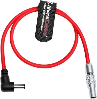 Alvin's Cables Ultra Soft DC to 2 Pin Power Cable for Teradek Bond, Blackmagic Pyxis, Z CAM E2 Camera, for Tilta Battery Plate 45cm|17.7in