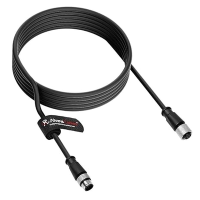 Alvin's Cables M12 A-Code 8 Pin Male to 8 Pin Female Cat6a High-Flex Shielded Sensor Actuator Cable for Cognex Industrial Camera 9.8ft