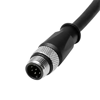 Alvin's Cables M12 A-Code 8 Pin Male to Open End Power I/O Cable Cat6a High-Flex Shielded for Cognex Keyence Basler Industrial Automation Fieldbus Module 65.6ft/20m