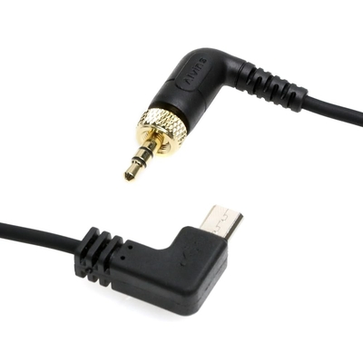 Alvin’s Cables Tentacle Timecode Cable for Sony FX3| FX30| A7S3| A1 Camera, Locking 3.5mm TRS to Micro USB Timecode Cable for Deity TC-1, Tentacle SYNC E Timecode Generator 35cm| 13.8in