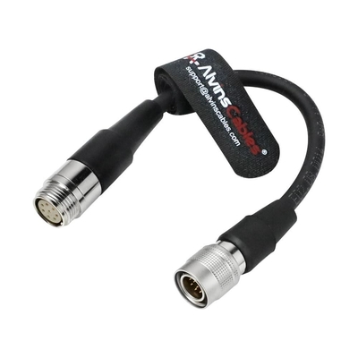 Alvin's Cables Servo Zoom Control Cable for Fujinon Servo Lenses, for Canon Zoom Controllers, Hirose 12-Pin to 8-Pin Adapter Cable 20cm| 7.9inches