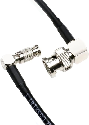 Alvin's Cables Micro-BNC High-Density BNC to BNC 6G HD SDI Coaxial-Cable for Blackmagic-Video-Assist, Right-Angle 75 Ohm 50cm|19.7inches