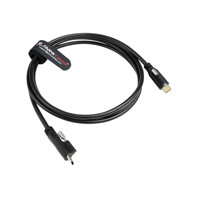Alvin's Cables Locking USB-C to USB-C Power Cable for Blackmagic Pyxis Monitor, URSA Cine EVF, Type-C 3.1 10Gbps Data Transfer Cable for Blackmagic Pyxis 6K or URSA Cine 12K, 3.3ft