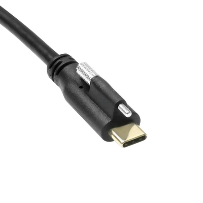Alvin's Cables Locking USB-C to USB-C Power Cable for Blackmagic Pyxis Monitor, URSA Cine EVF, Type-C 3.1 10Gbps Data Transfer Cable for Blackmagic Pyxis 6K or URSA Cine 12K, 3.3ft