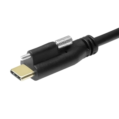 Alvin's Cables Locking USB-C to USB-C Power Cable for Blackmagic Pyxis Monitor, URSA Cine EVF, Type-C 3.1 10Gbps Data Transfer Cable for Blackmagic Pyxis 6K or URSA Cine 12K, 3.3ft