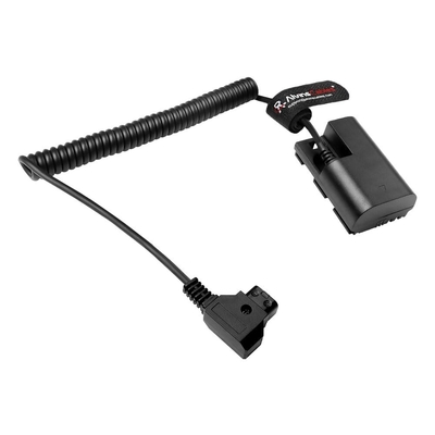 Alvin's Cables D-tap to LP-E6P Dummy Battery Power Coiled Cable for Canon EOS R5 Mark ll/ R5/ R6 Mark ll/ R6/ R7/ R Camera