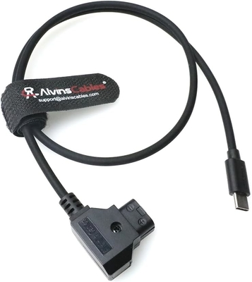 Alvin's Cables Dtap to USB-C Power Cable, 2ft Ultra Soft & Flexible Dtap to Type C Enhanced Power for Tilta Nucleus Nano II Wireless Lens Control Motors