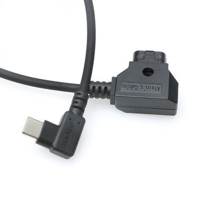 Alvin's Cables Dtap to Right Angle USB C Power Cable, 2ft Ultra Soft & Flexible Dtap to Type C Enhanced Power for Tilta Nucleus Nano II Wireless Lens Control Motors
