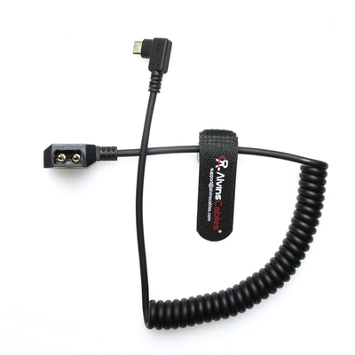 Alvin's Cables Dtap to Right Angle USB-C Power Cable for DJI Focus Pro Motor, Ultra Soft D-tap to Type-C Enhanced Power for Tilta Nucleus Nano II Wireless Lens Control Motor