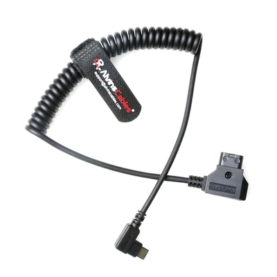 Alvin's Cables Dtap to Right Angle USB-C Power Cable for DJI Focus Pro Motor, Ultra Soft D-tap to Type-C Enhanced Power for Tilta Nucleus Nano II Wireless Lens Control Motor