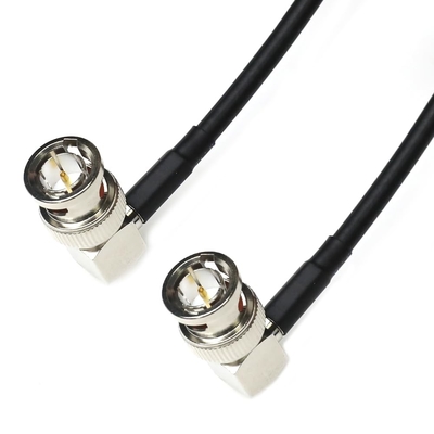 Alvin's Cables 12G SDI Cable Flexible, BNC Male to Male Right Angle for RED Komodo| Atomos Monitor 75 Ohm Shielded Cable for 4K Video Camera 50cm|19in