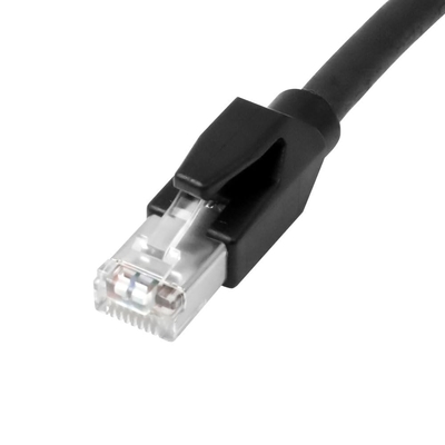 Alvin's Cables M12 X-Code 8 Pin Female to RJ45 Ethernet Cable Cat6a High-Flex Shielded for Cognex Keyence Basler Industrial Automation Fieldbus Module 26.2ft/8m
