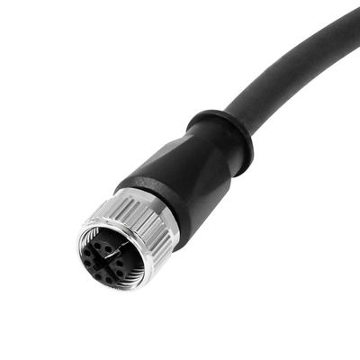 Alvin's Cables M12 X-Code 8 Pin Female to RJ45 Ethernet Cable Cat6a High-Flex Shielded for Cognex Keyence Basler Industrial Automation Fieldbus Module 26.2ft/8m