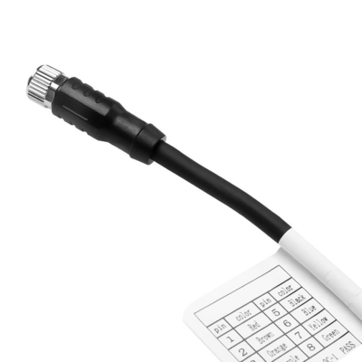Alvin's Cables M8 8 Pin Female A-Code to Open End Power I/O Cable Drag-Chain Shielded for Baumer CX Series VCXG VCXU VCX.XC Camera Industrial Automation Sensor Systems 26.2ft/8m