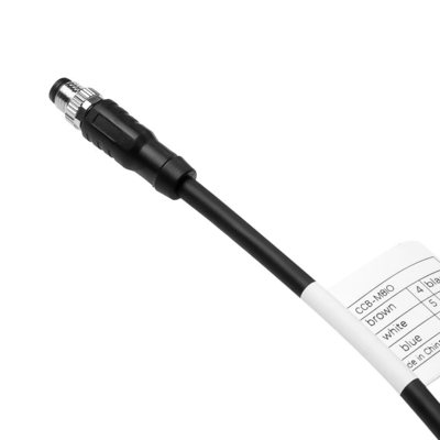 Alvin's Cables M8 6 Pin A-Code Male to Flying Lead Basler Power I/O Cable, Industrial Sensor Connector Shielded Cable for Basler Camera, Automation Control, Vision System,1m/3.3ft