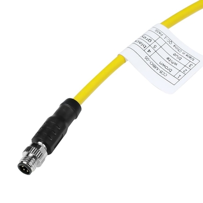 Alvin's Cables M8 5-Pin B-Code Male to Flying Lead I/O Cable for Cognex in-Sight Micro 2000, Trigger Strobe Cable for Vision System Industrial Automation, High Flex,10m/32.8ft